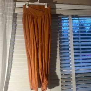 Orange crossover Lounge pants. Banjara, size small.